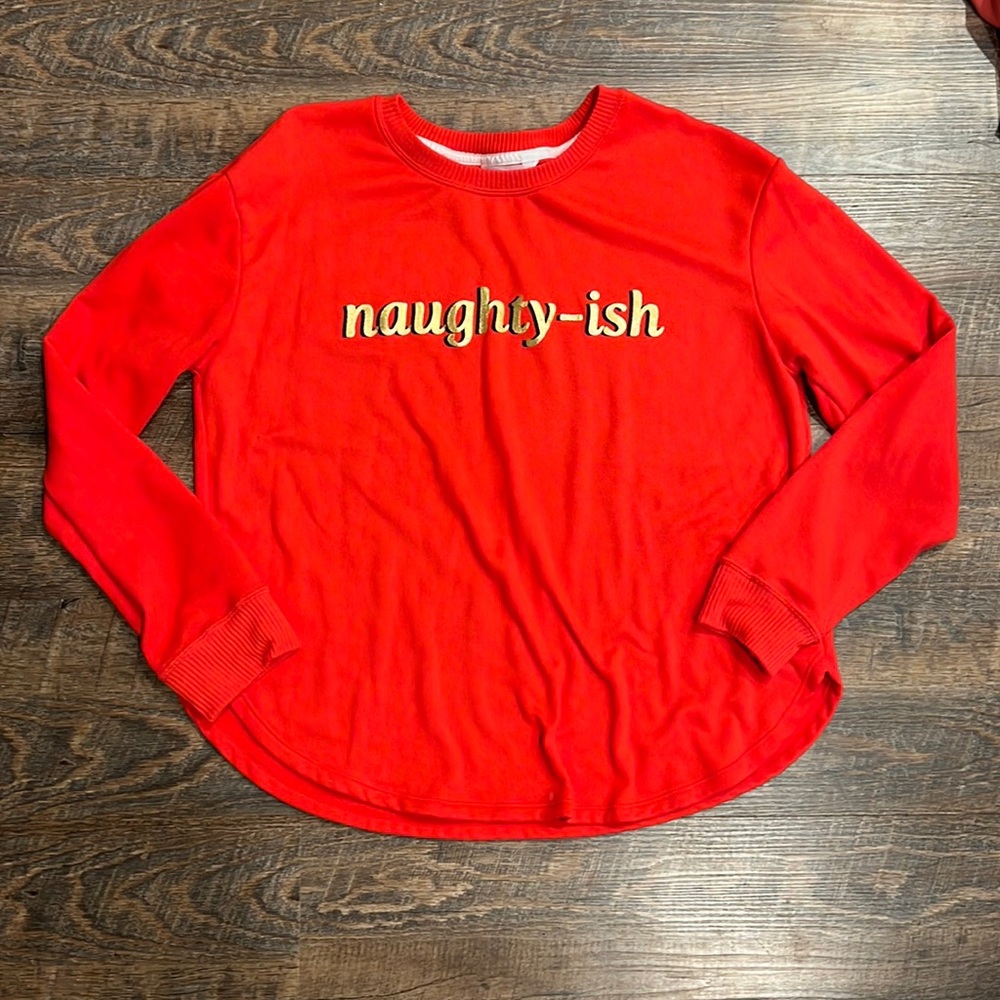 Secret Treasures Women’s Medium Pajama Top- Naughty-ish